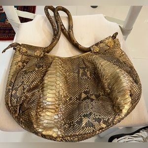 Genuine snakeskin handbag Clara Kasavina in almost new condition. Got as gift.